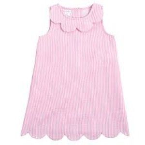 Mud Pie Scallop Seersucker Dress - 5T (NWT)